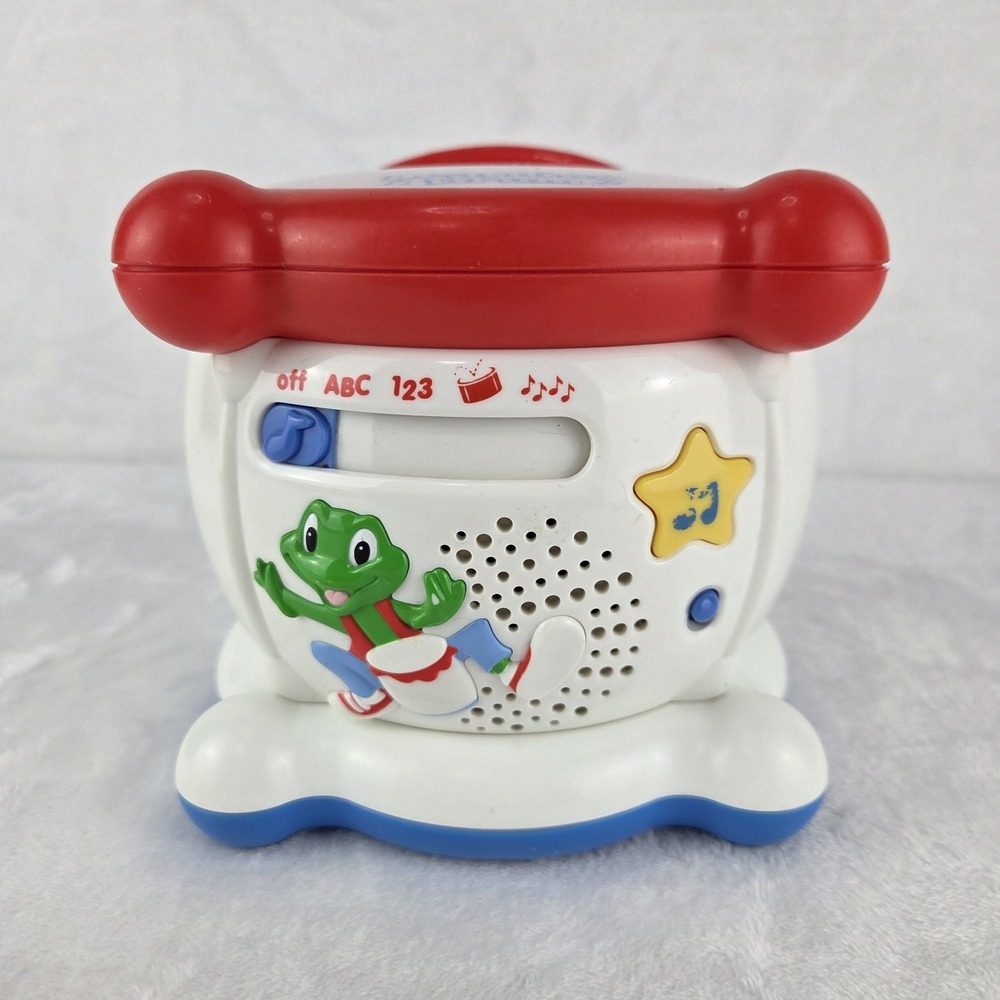 Vintage 2001 Leap Frog Learning Drum Musical ABC 123 Toy Tested Working